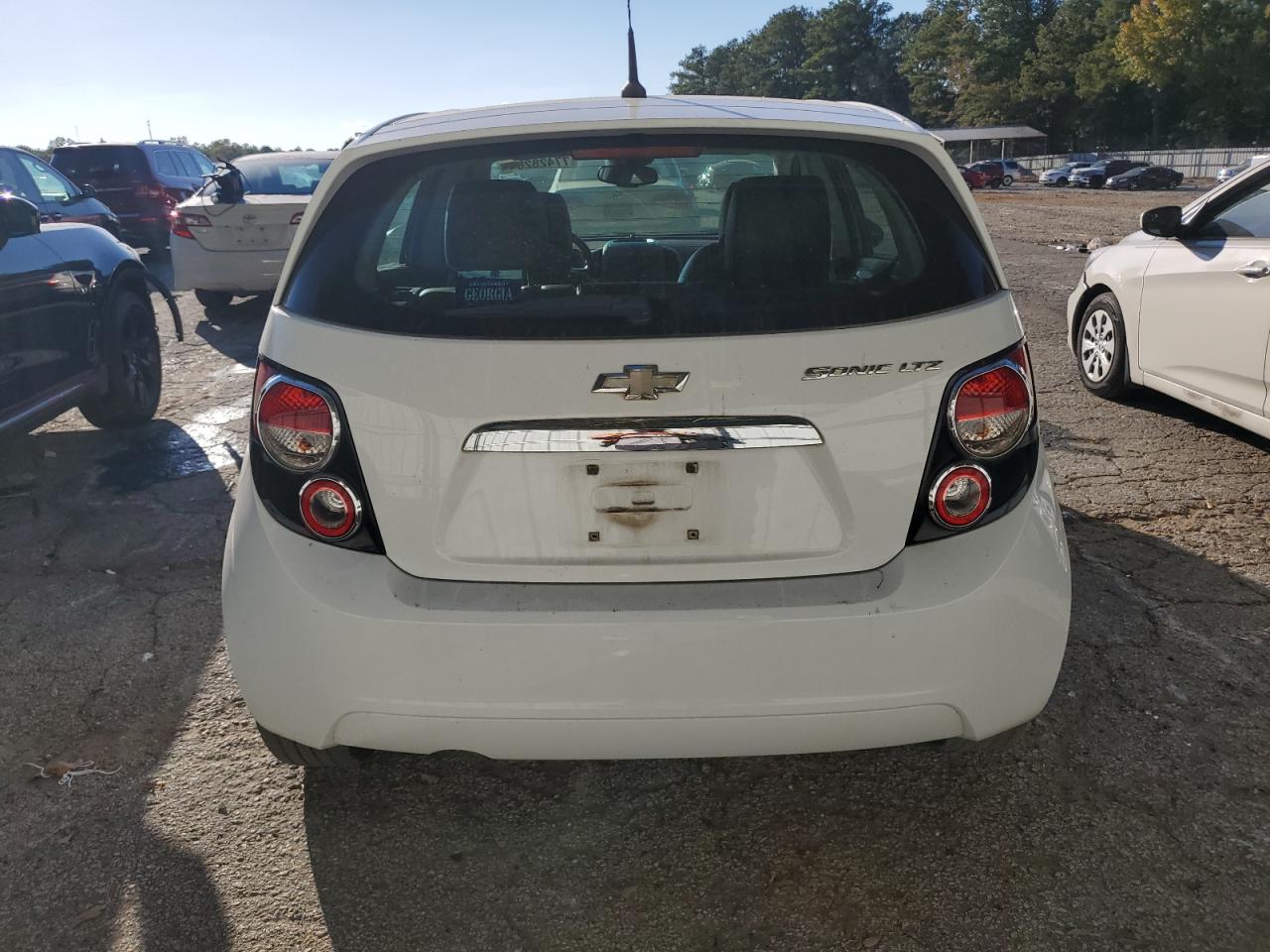 2013 Chevrolet Sonic VIN 1G1JE6SH0D4188134 Copart auction photo, water/flood damage thumbnail 6
