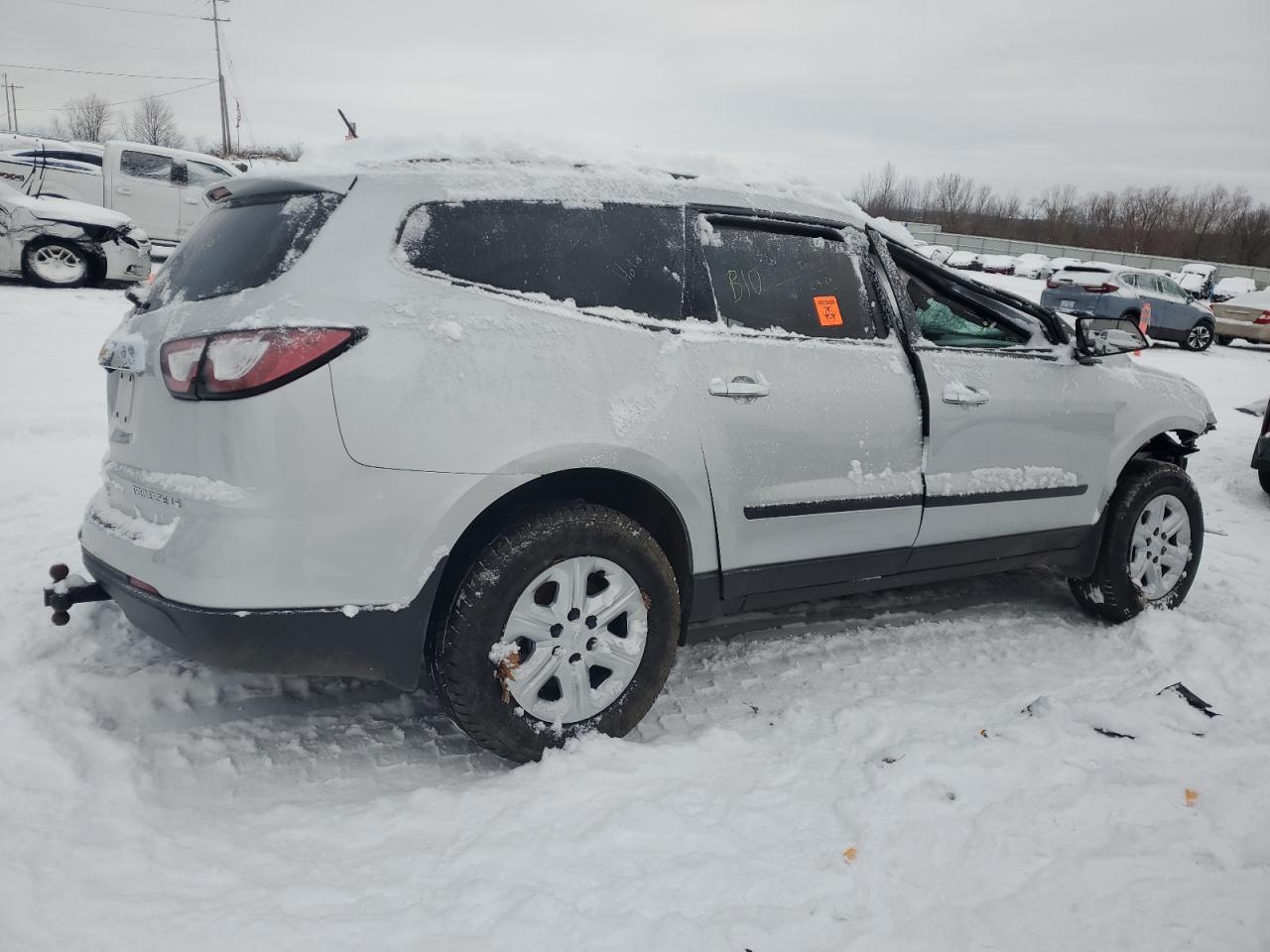 2015 Chevrolet Traverse VIN 1GNKVFKD6FJ134101 Copart auction photo, all over damage thumbnail 3