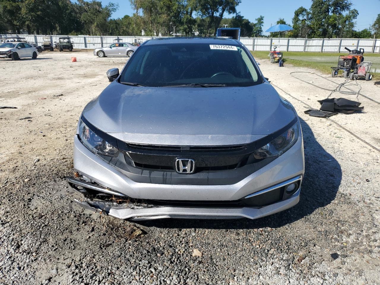 2019 Honda Civic VIN 19XFC1F34KE005298 Copart auction photo, all over damage thumbnail 5