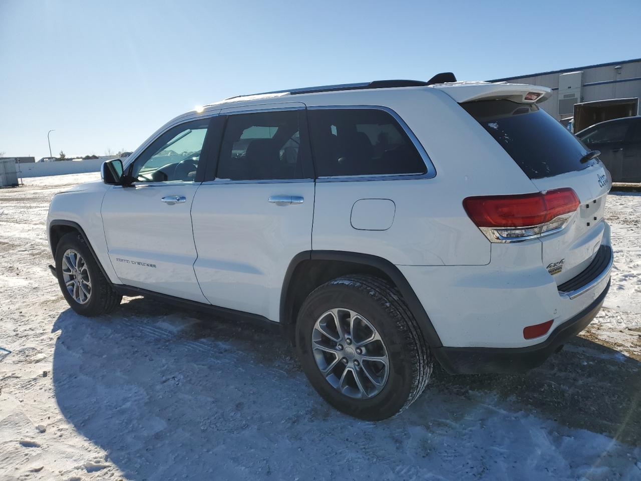 2014 Jeep Grand Cherokee VIN 1C4RJFBG8EC553986 Copart auction photo, front end / side damage thumbnail 2