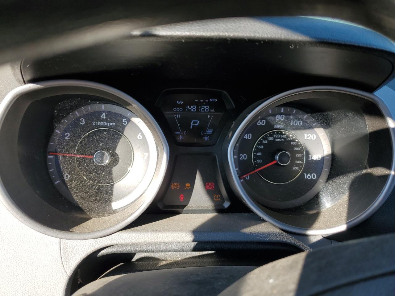 2013 Hyundai Elantra VIN KMHDH4AE9DU503578 Copart auction photo, all over / vandalism damage thumbnail 9