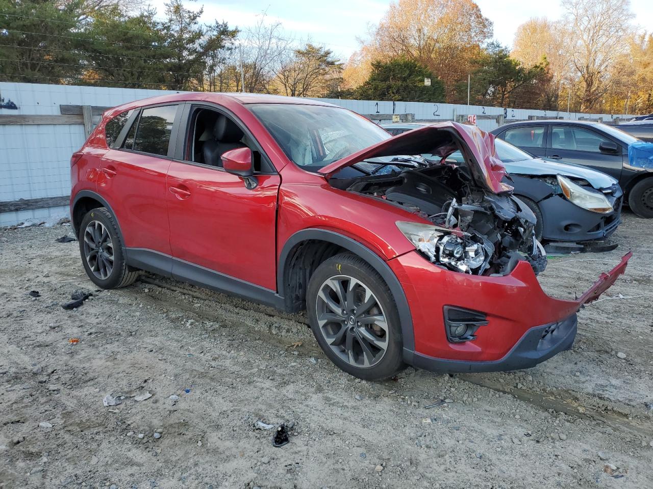 2016 Mazda CX-5 VIN JM3KE4DY9G0739497 Copart auction photo, mechanical / front end damage thumbnail 4
