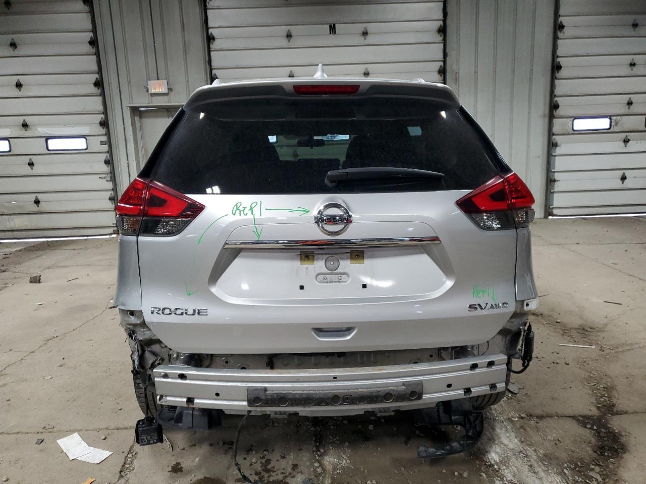 2017 Nissan Rogue VIN KNMAT2MV9HP588061 Copart auction photo, rear end damage thumbnail 6
