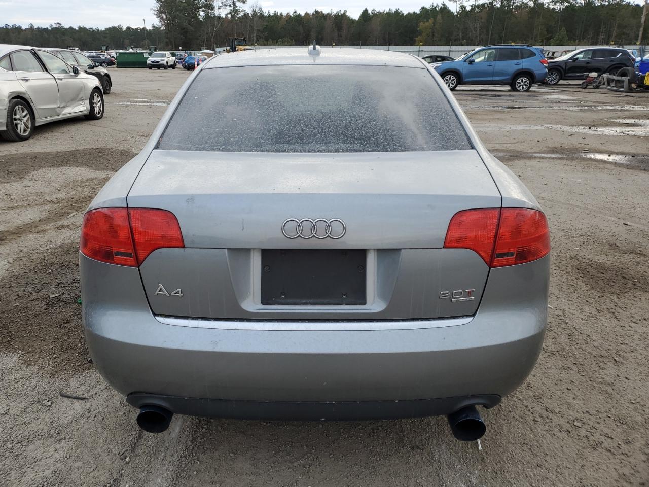 2006 Audi A4 VIN WAUDF78E76A264762 Copart auction photo, front end damage thumbnail 6