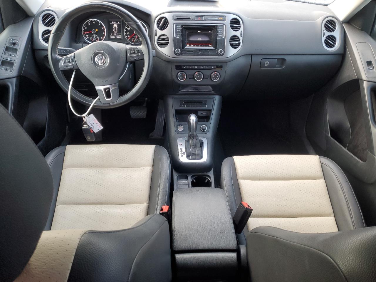 2016 Volkswagen Tiguan VIN WVGAV7AX0GW602989 Copart auction photo, all over damage thumbnail 8