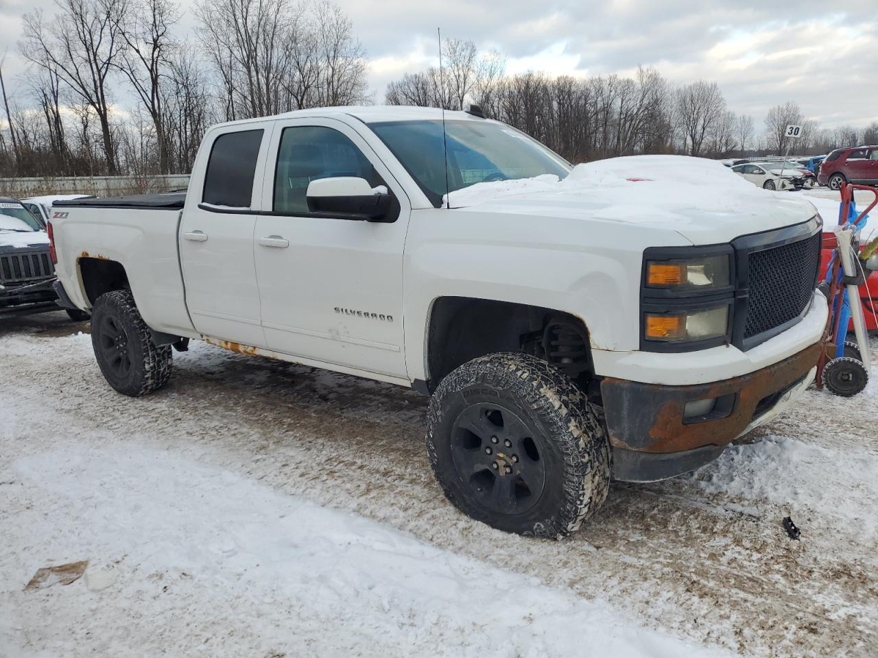 2015 Chevrolet Silverado VIN 1GCVKREC6FZ176515 Copart auction photo, front end damage thumbnail 4