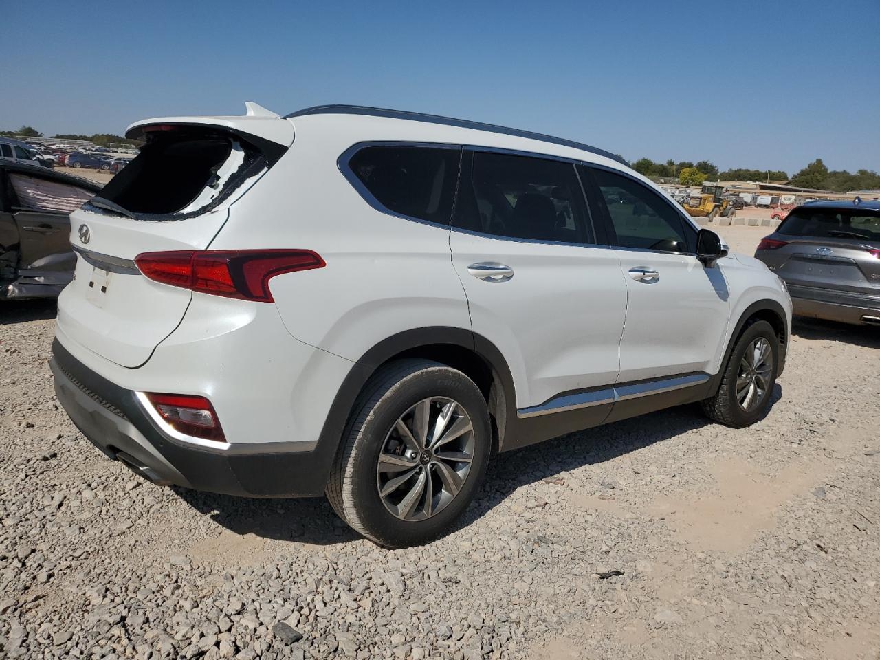 2020 Hyundai Santa Fe VIN 5NMS33AD0LH142579 Copart auction photo, hail / minor dent/scratches damage thumbnail 3