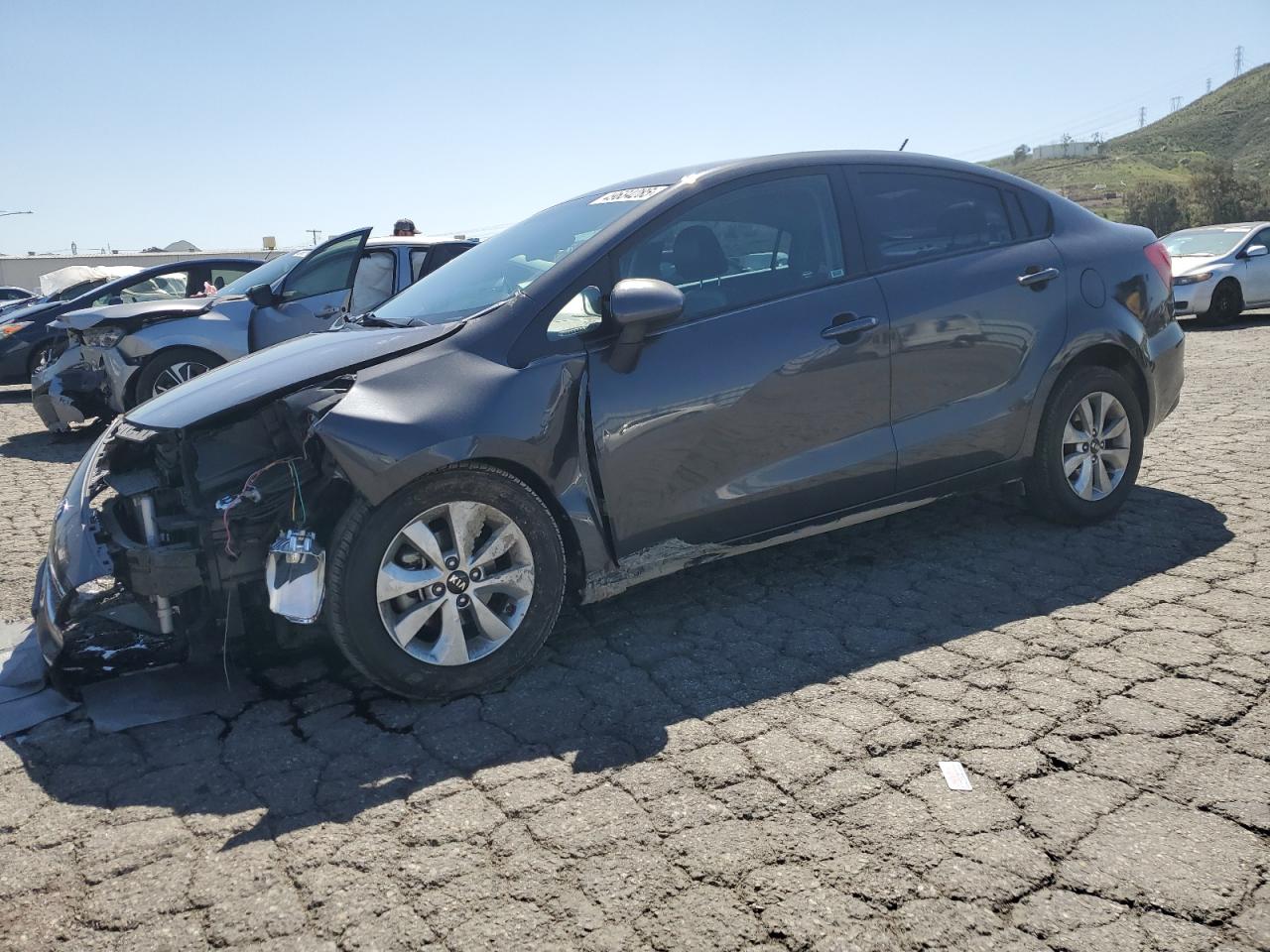 2016 KIA Rio VIN KNADN4A36G6599090 - Copart auction photo