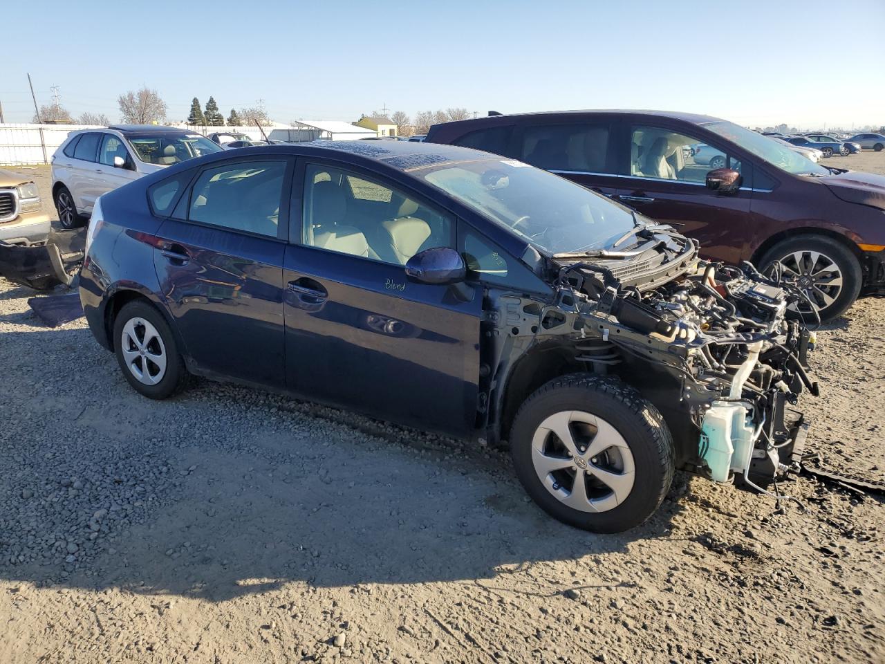 2015 Toyota Prius VIN JTDKN3DU5F1945182 Copart auction photo, front end damage thumbnail 4