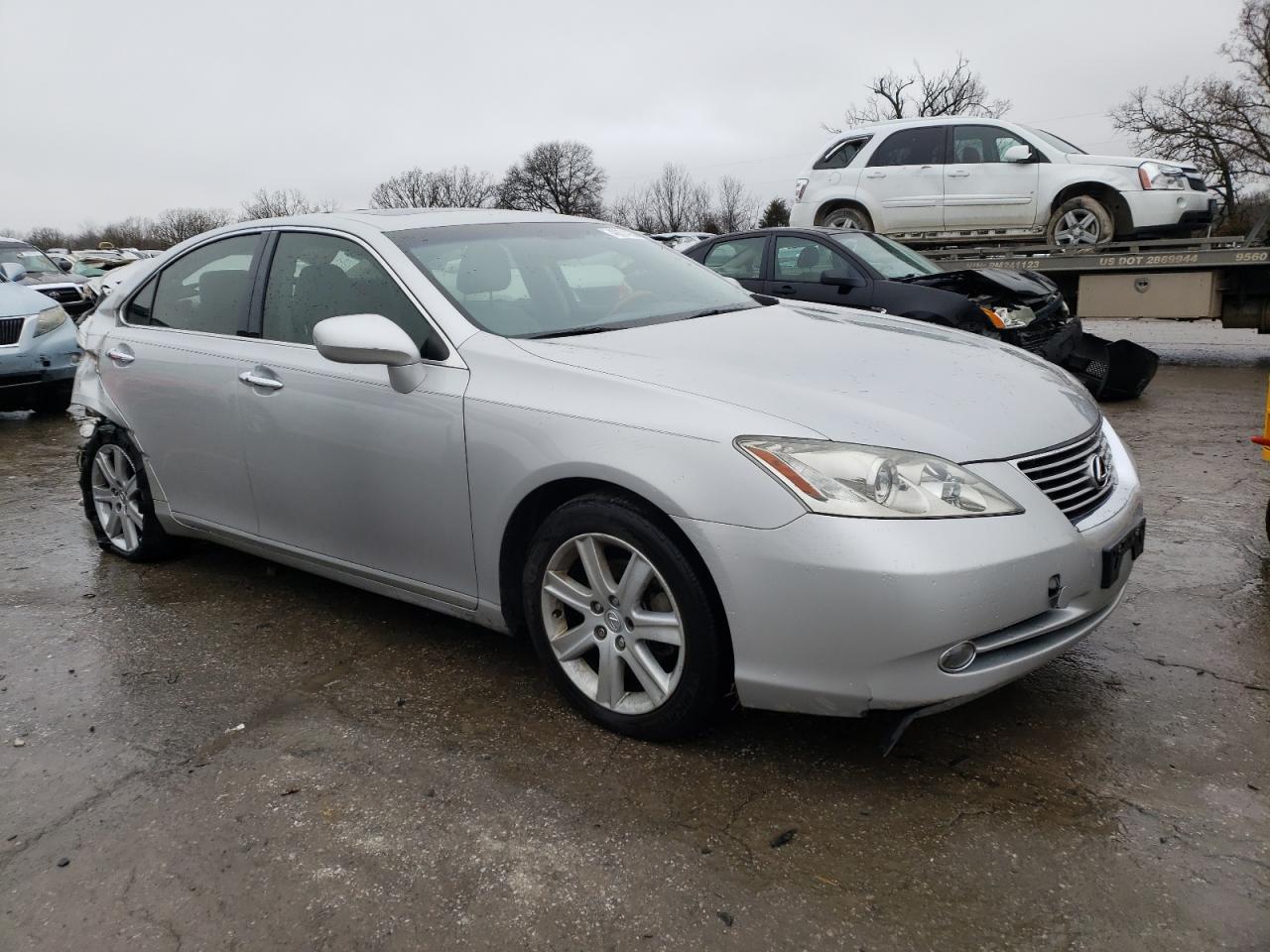 2008 Lexus ES VIN JTHBJ46G082254954 Copart auction photo, rear end damage thumbnail 4