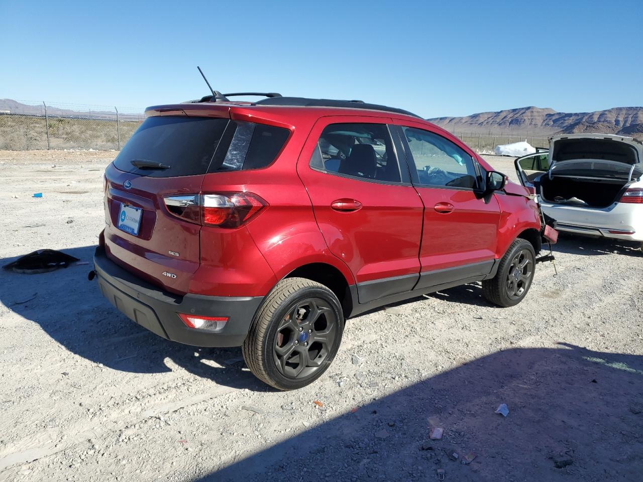 2018 Ford EcoSport VIN MAJ6P1CL3JC169758 Copart auction photo, front end damage thumbnail 3