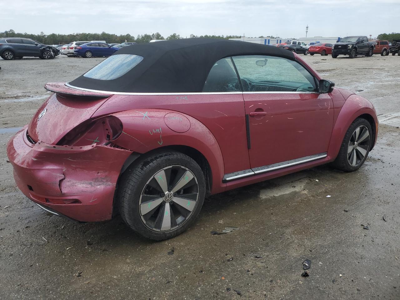 2017 Volkswagen Beetle VIN 3VW517AT4HM801511 Copart auction photo, rear end damage thumbnail 3