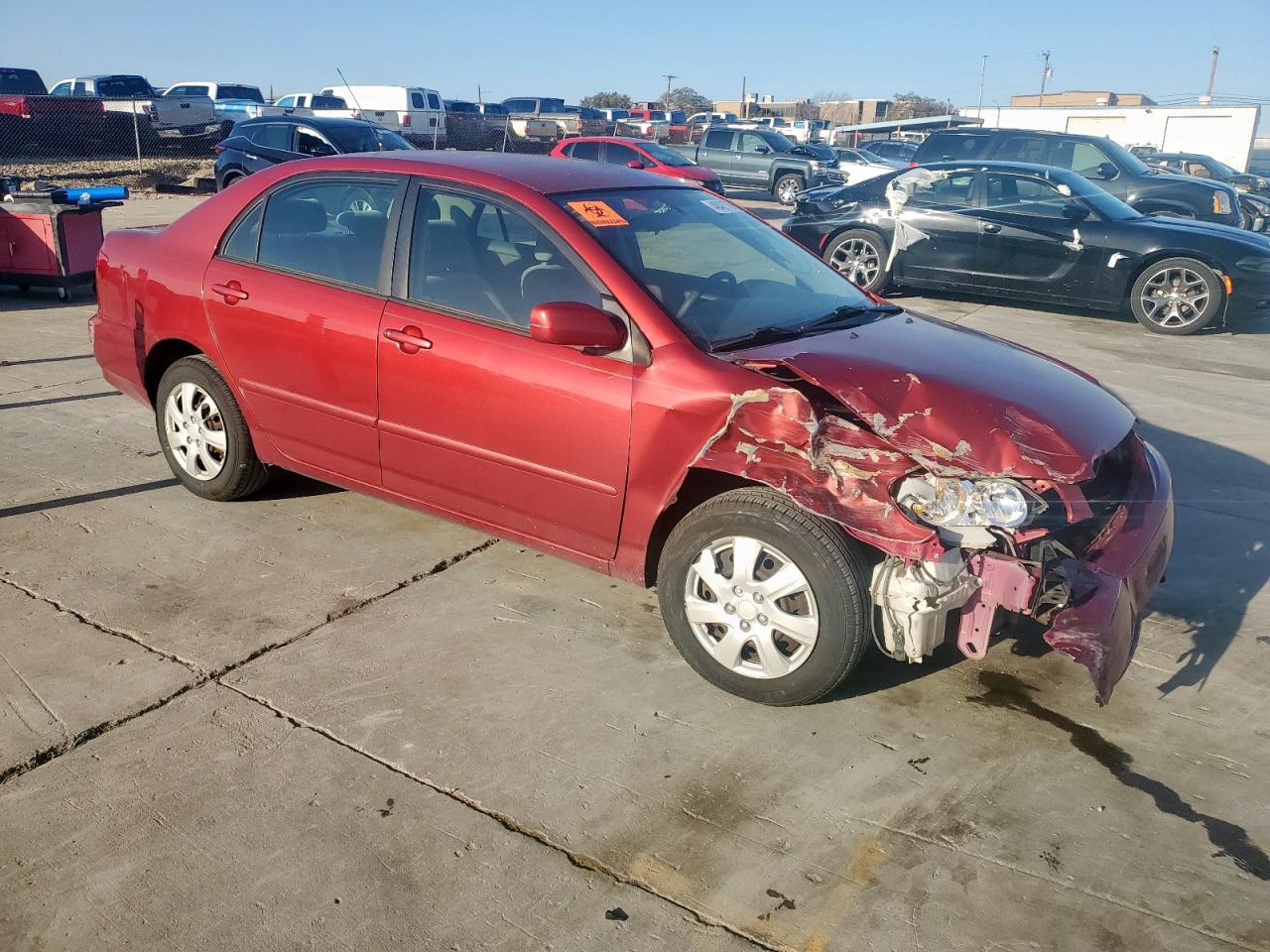 2007 Toyota Corolla VIN JTDBR32E470109953 Copart auction photo, front end damage thumbnail 4
