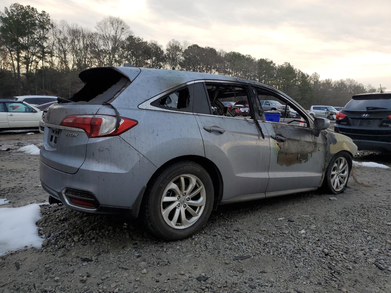 2016 Acura RDX VIN 5J8TB3H58GL014019 Copart auction photo, burn - interior / burn damage thumbnail 3