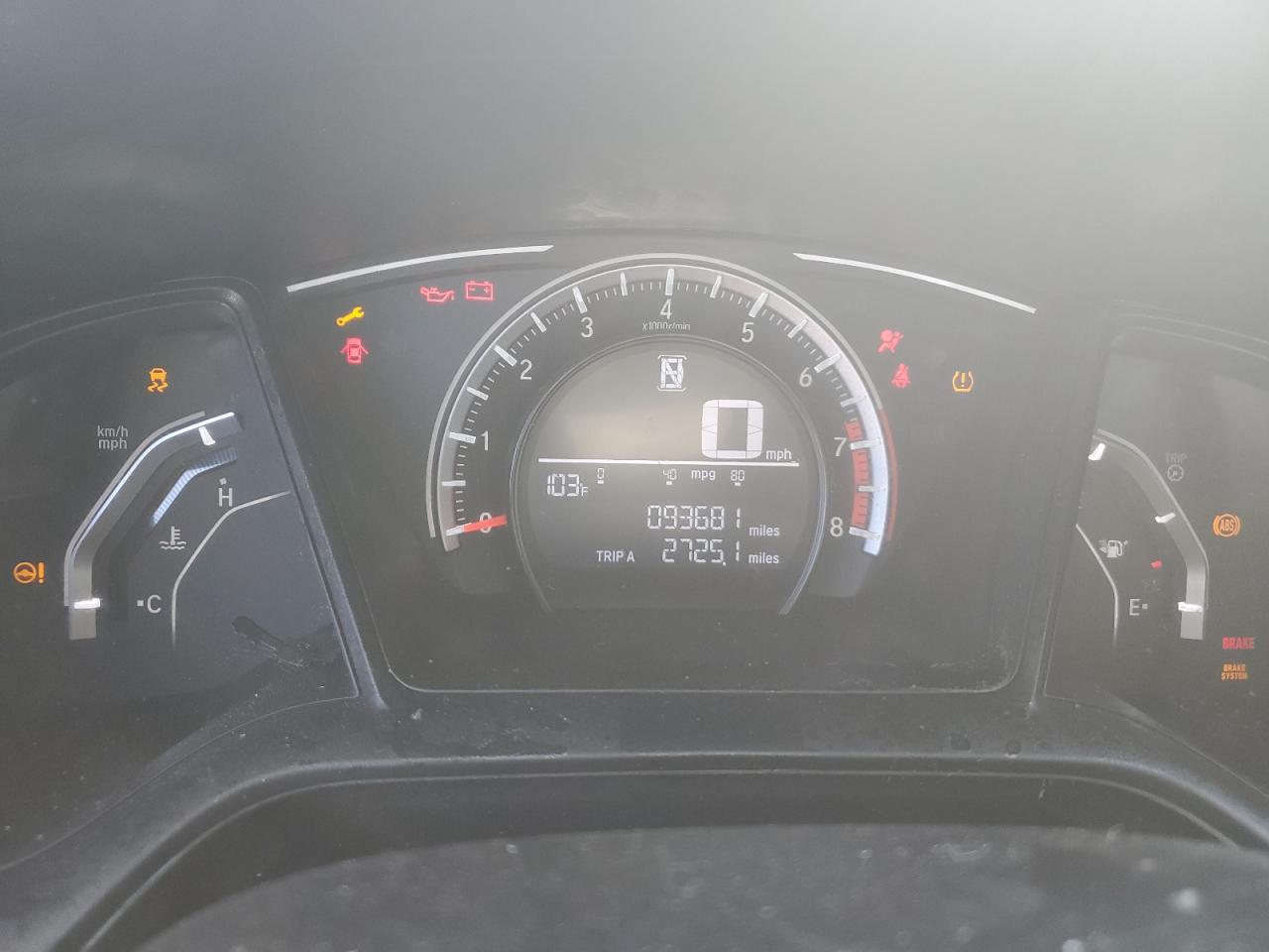2018 Honda Civic VIN 2HGFC2F52JH598641 Copart auction photo, front end / side damage thumbnail 9