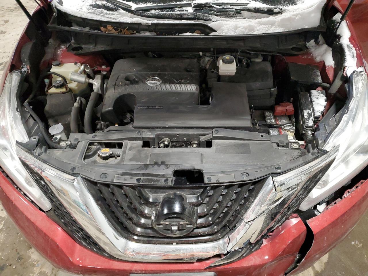 2016 Nissan Murano VIN 5N1AZ2MH1GN117553 Copart auction photo, all over / undercarriage damage thumbnail 13