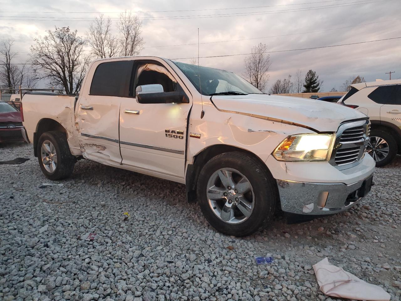 2015 RAM 1500 VIN 1C6RR7LT3FS773237 Copart auction photo, all over damage thumbnail 4