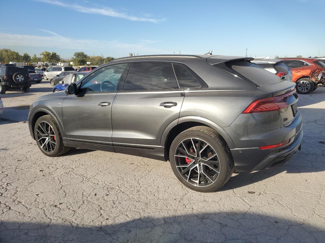 2021 Audi Q8 VIN WA1EVAF11MD021736 Copart auction photo, side damage thumbnail 2