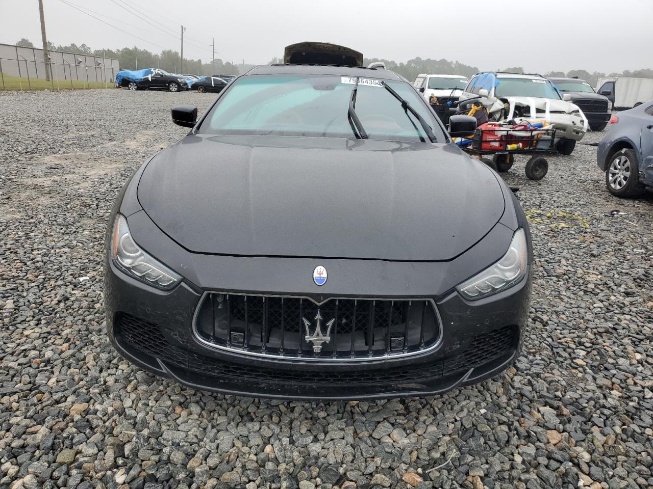 2014 Maserati Ghibli VIN ZAM57RTA4E1096996 Copart auction photo, rear end damage thumbnail 5