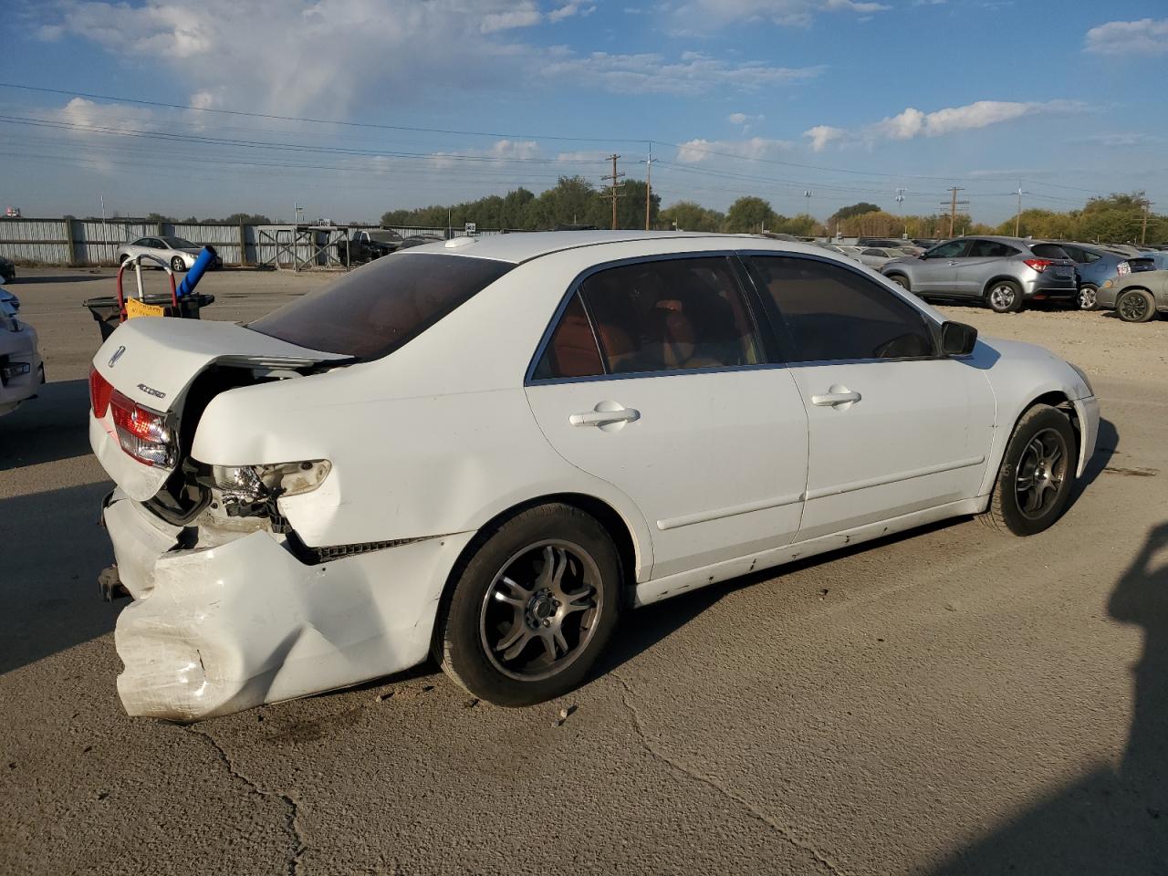 2004 Honda Accord VIN JHMCM56824C005179 Copart auction photo, rear end damage thumbnail 3