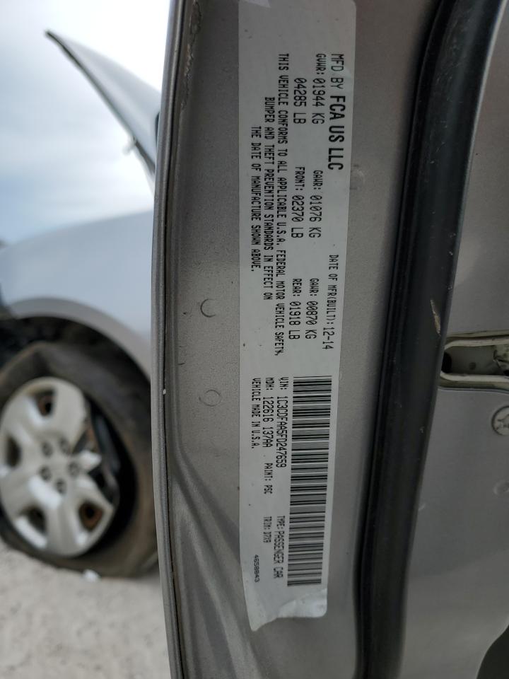 2015 Dodge RAM VIN 1C3CDFAA5FD247659 Copart auction photo, front end / undercarriage damage thumbnail 15