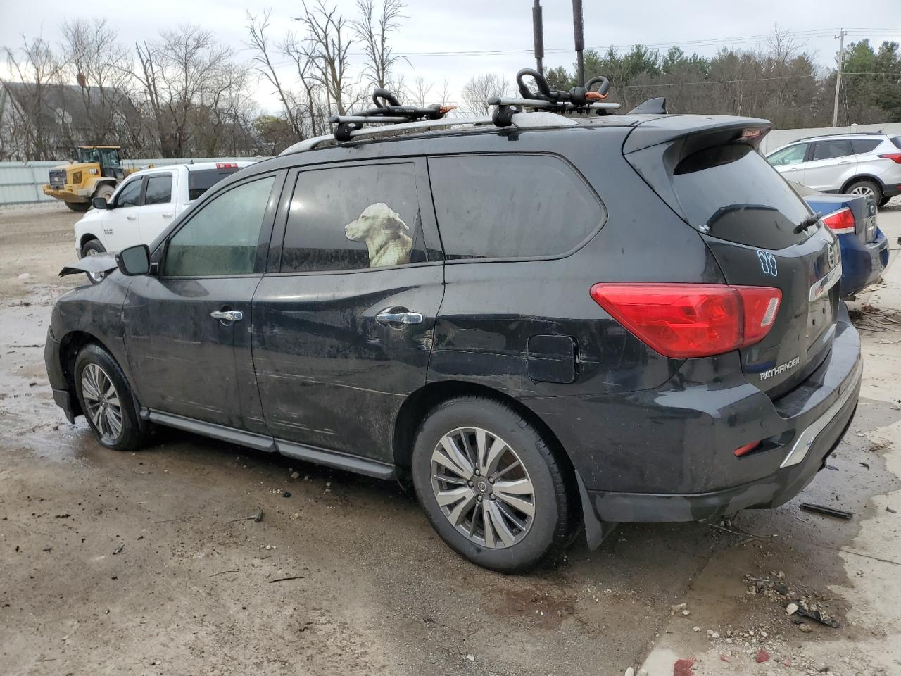 2019 Nissan Pathfinder VIN 5N1DR2MMXKC642254 Copart auction photo, burn damage thumbnail 2