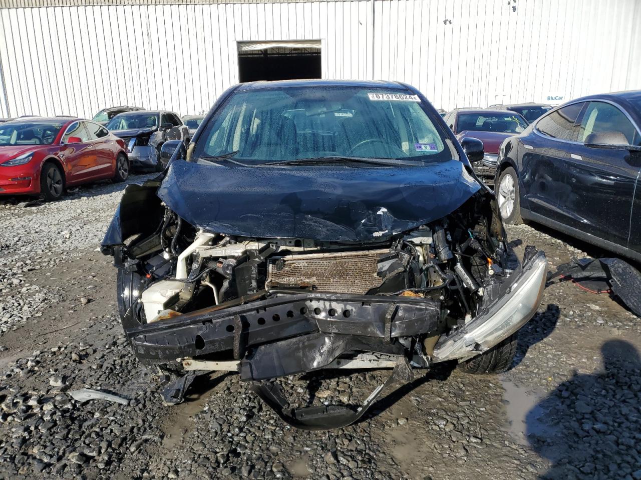 2014 Nissan Versa VIN 3N1CE2CP7EL411590 Copart auction photo, front end damage thumbnail 5