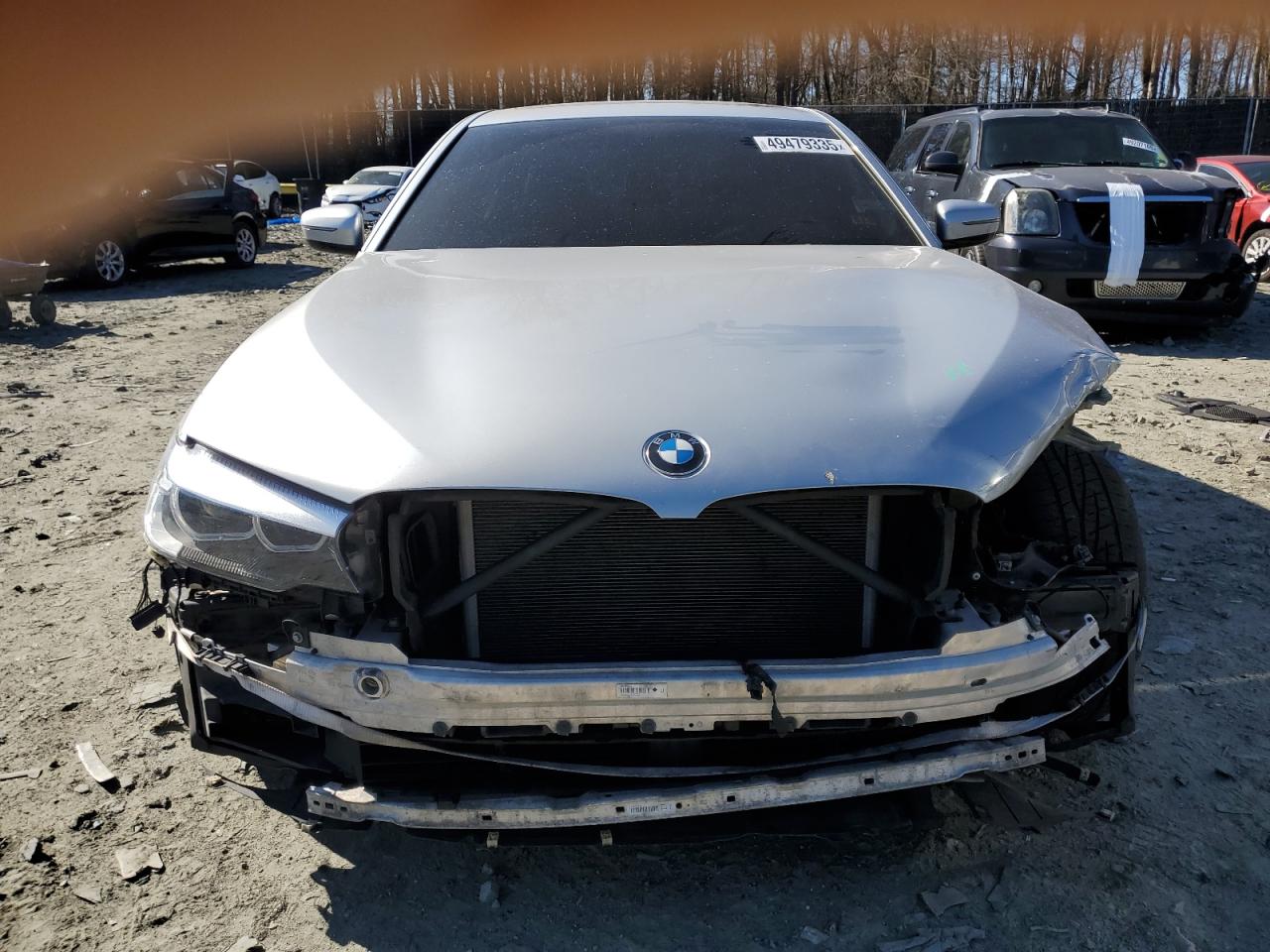 2018 BMW 5er VIN WBAJA7C51JWA74673 Copart auction photo, front end damage thumbnail 5