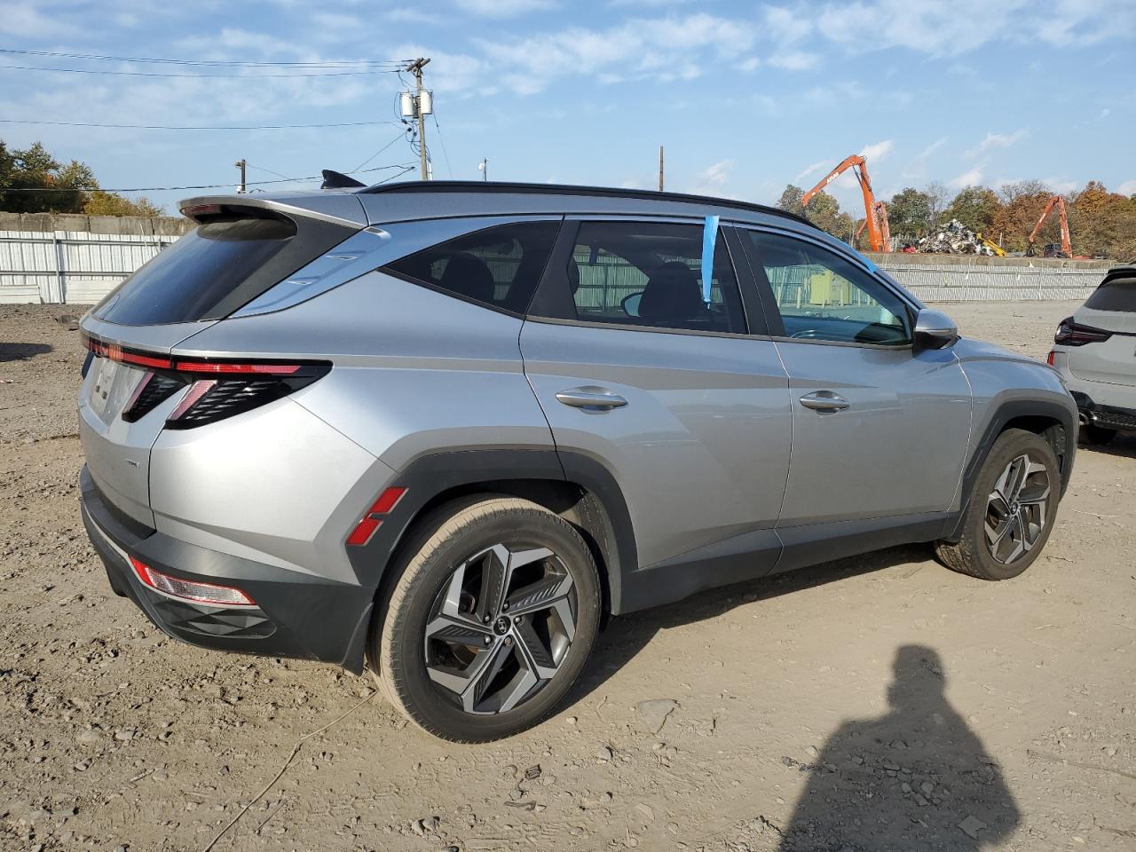 2022 Hyundai Tucson VIN 5NMJCCAE8NH092022 Copart auction photo, top/roof damage thumbnail 3