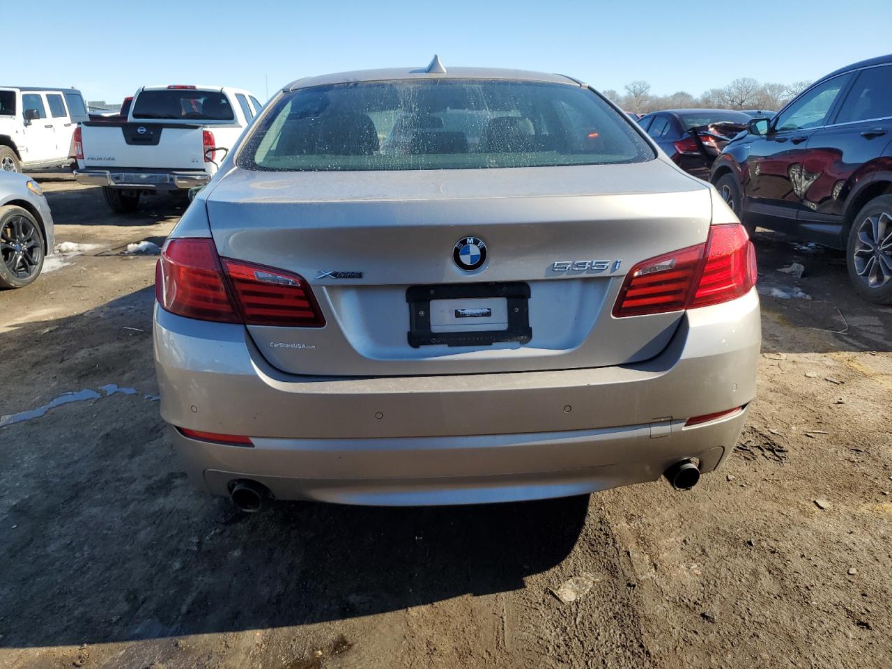 2013 BMW 5er VIN WBAFU7C52DDU70508 Copart auction photo, mechanical damage thumbnail 6
