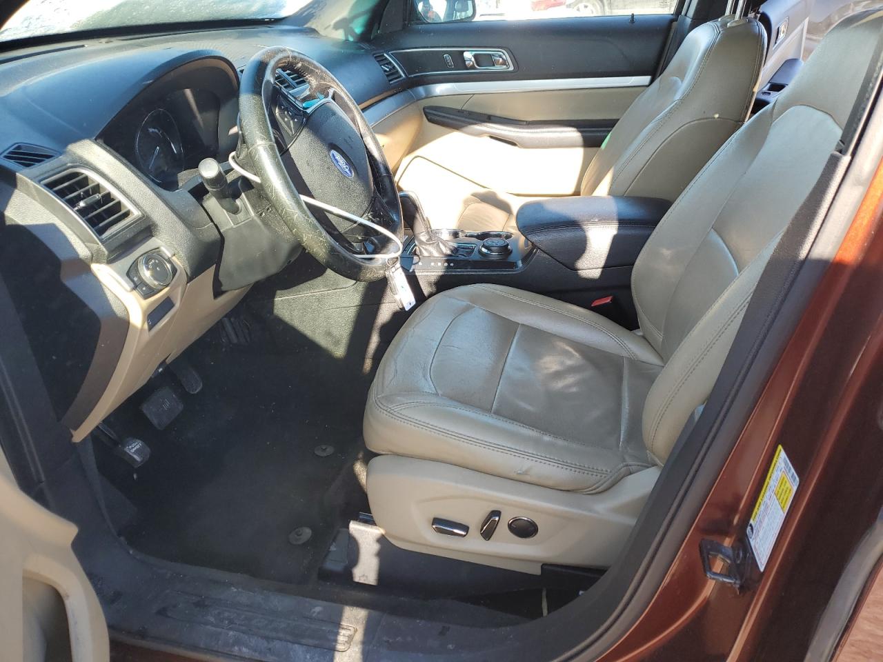 2016 Ford Explorer VIN 1FM5K8D87GGC28928 Copart auction photo, front end damage thumbnail 7
