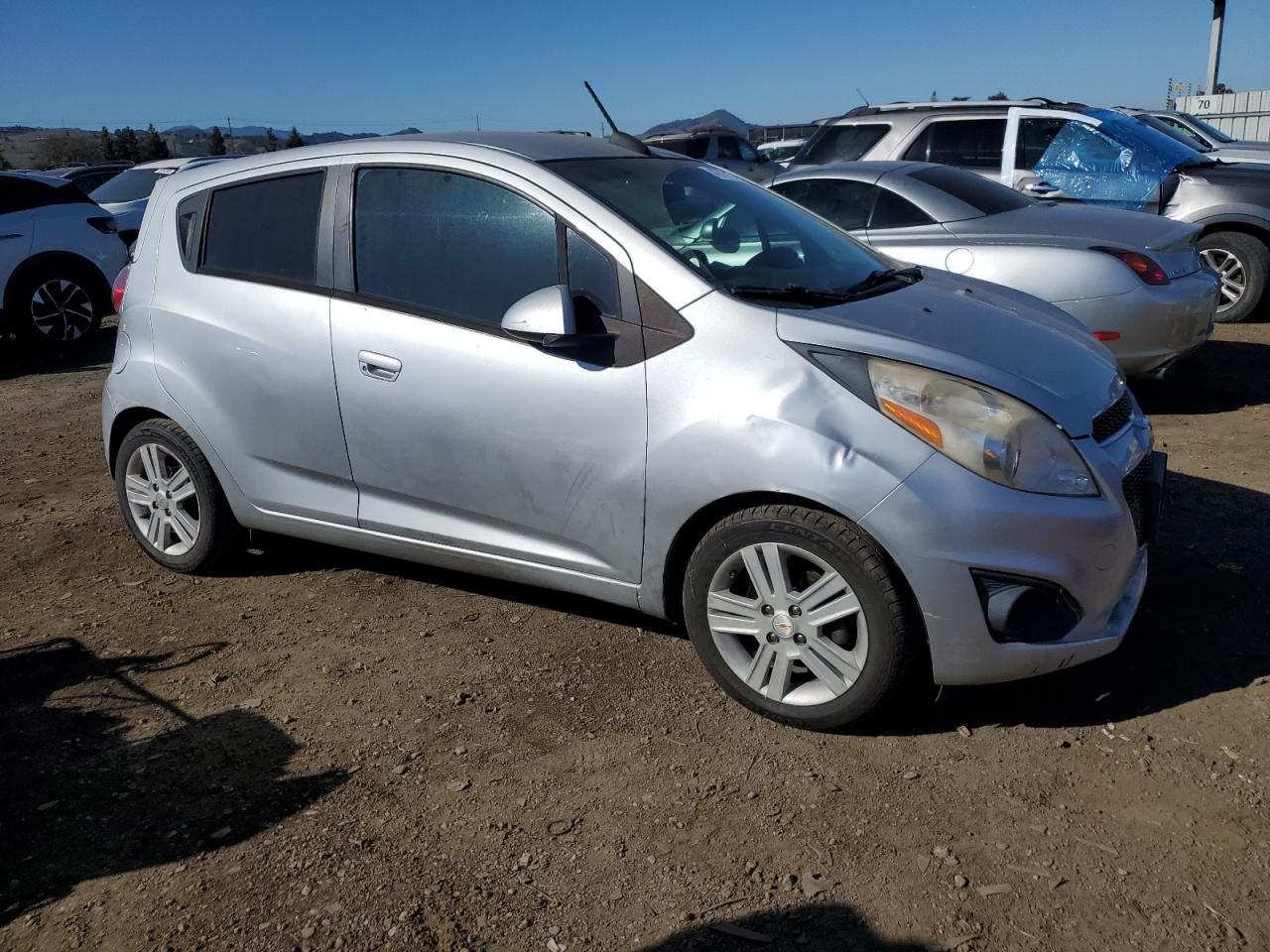 2015 Chevrolet Spark VIN KL8CA6S96FC803629 Copart auction photo, minor dent/scratches damage thumbnail 4
