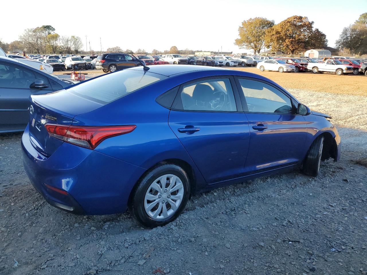 2019 Hyundai Accent VIN 3KPC24A36KE057286 Copart auction photo, front end damage thumbnail 3