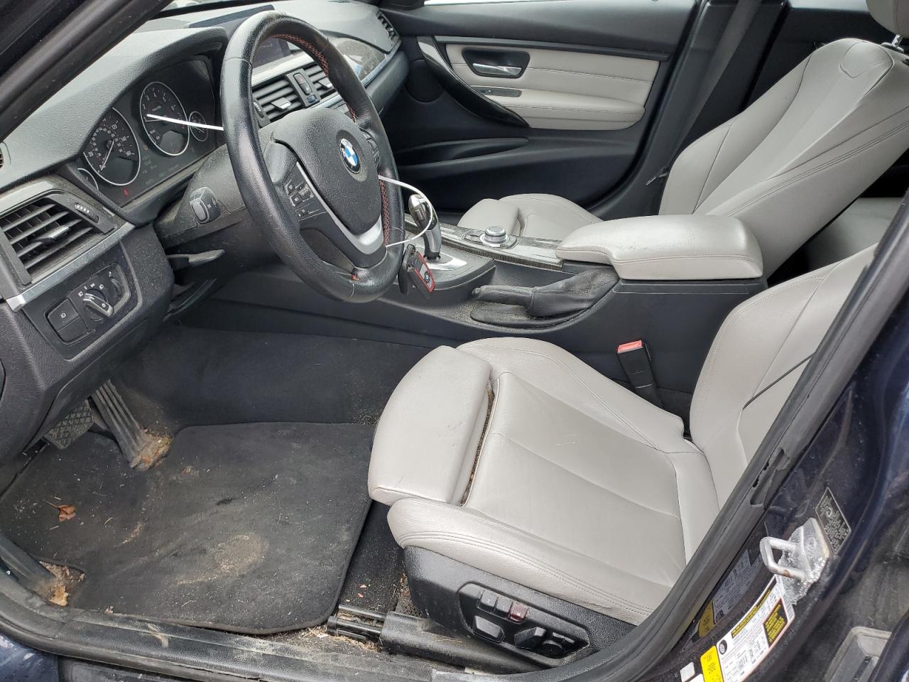 2013 BMW 3er VIN WBA3C1G56DNR46413 Copart auction photo, side damage thumbnail 7