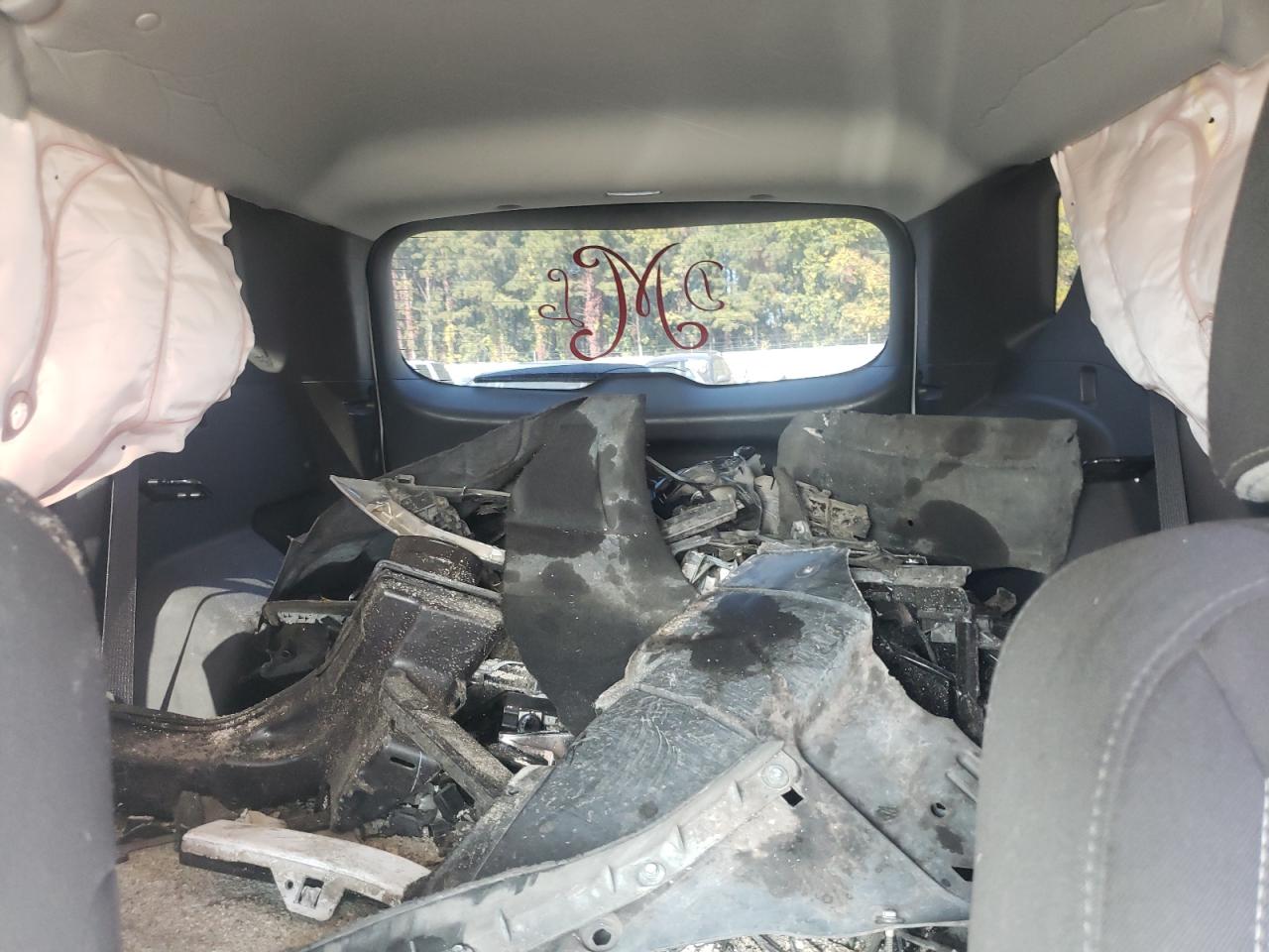 2020 Chevrolet Equinox VIN 3GNAXHEV2LS647880 Copart auction photo, front end / frame damage damage thumbnail 10