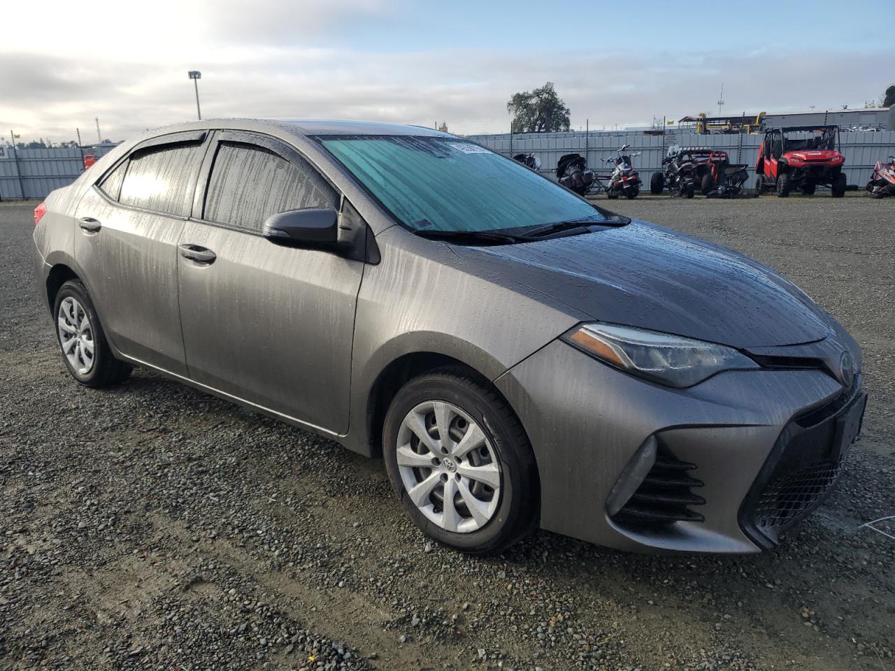 2019 Toyota Corolla VIN 5YFBURHE1KP893628 Copart auction photo, side / front end damage thumbnail 4
