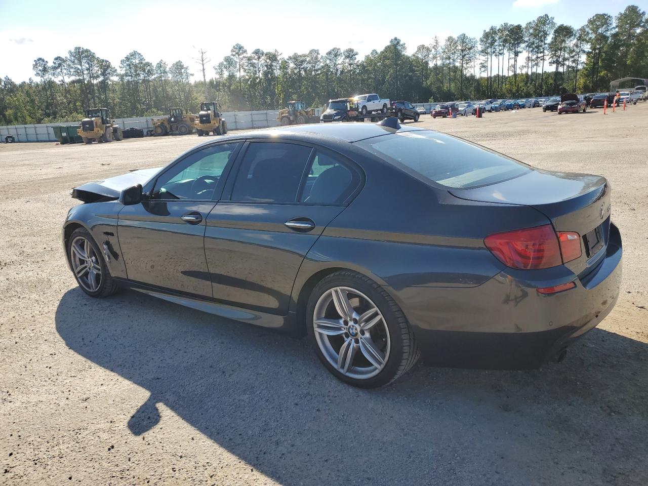 2013 BMW 5er VIN WBAFR7C59DC828470 Copart auction photo, front end damage thumbnail 2