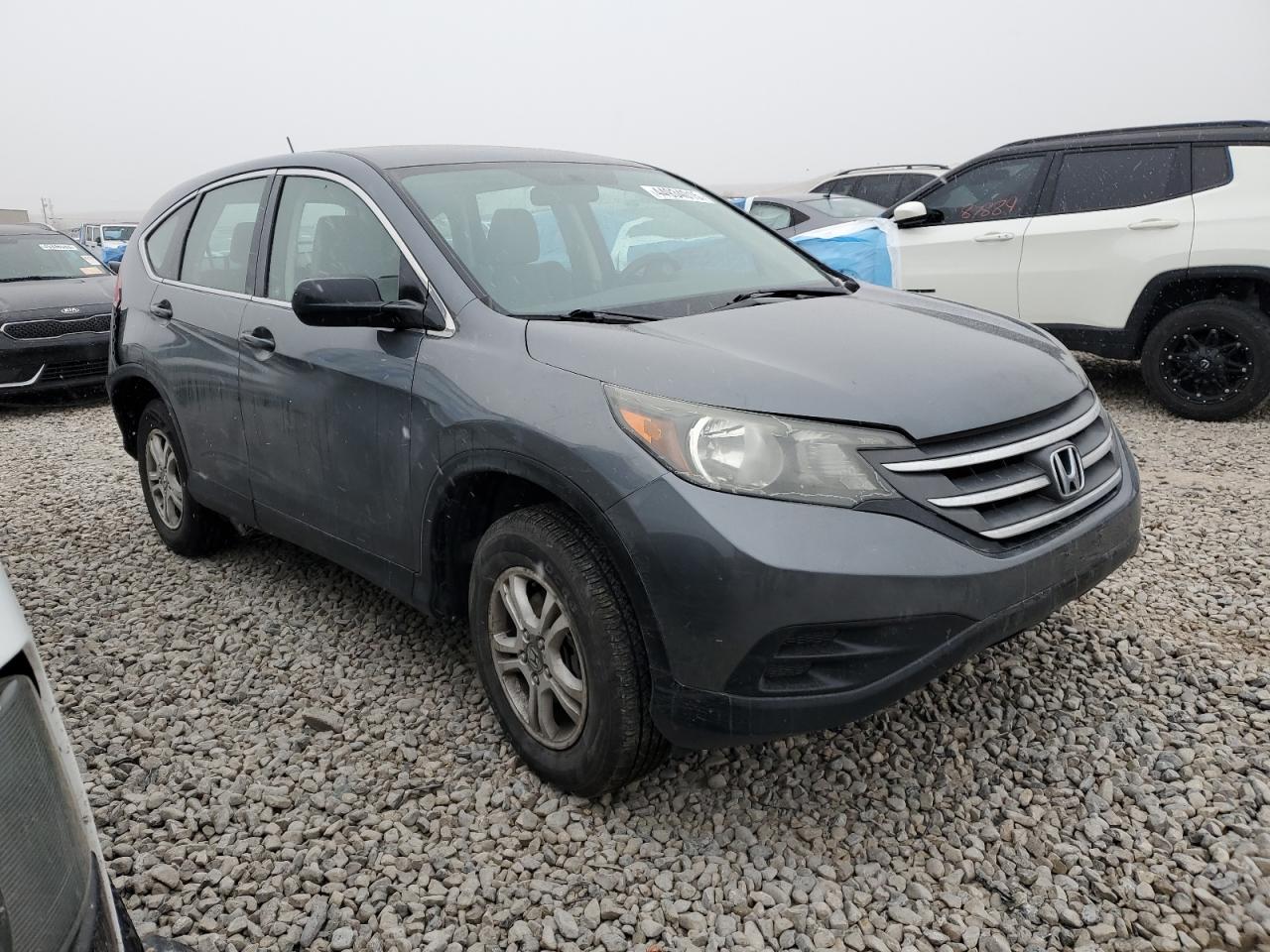 2012 Honda CR-V VIN 5J6RM4H31CL034575 Copart auction photo, side / front end damage thumbnail 4