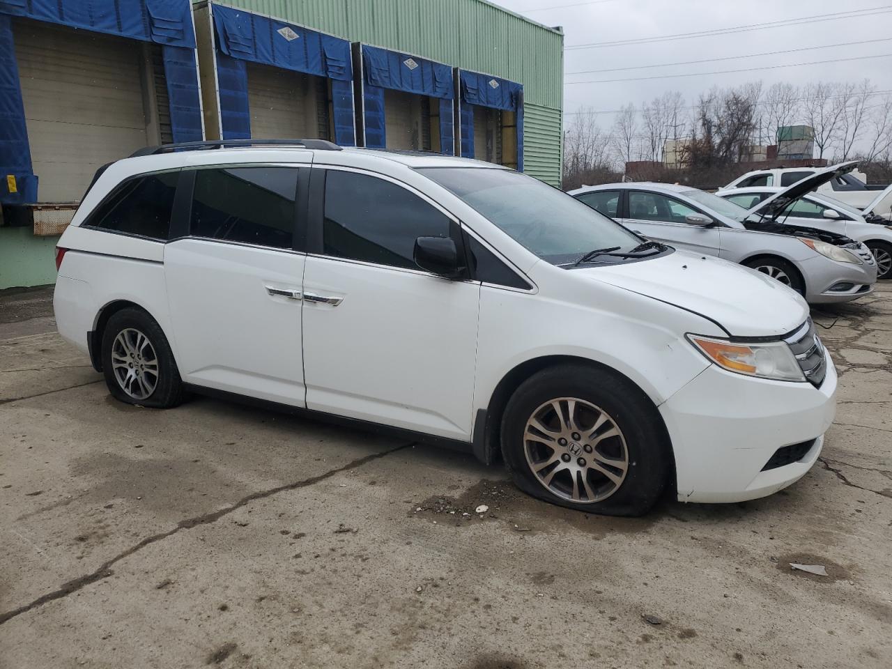 2012 Honda Odyssey VIN 5FNRL5H6XCB070437 Copart auction photo, front end damage thumbnail 4