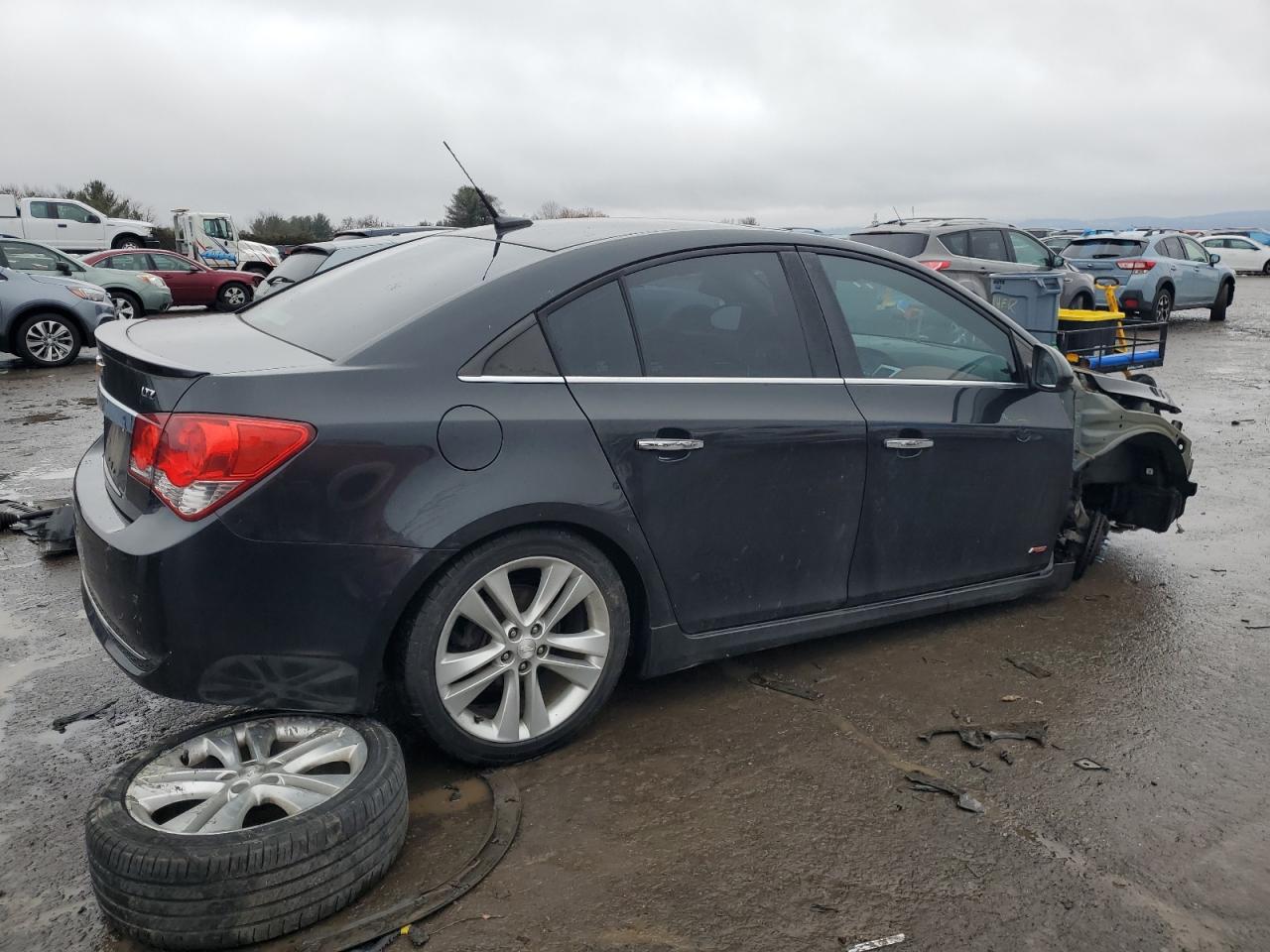 2013 Chevrolet Cruze VIN 1G1PG5SB6D7156474 Copart auction photo, front end damage thumbnail 3