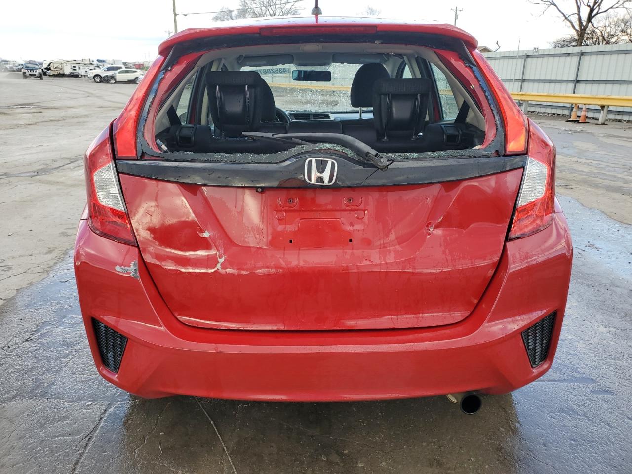 2015 Honda Fit VIN 3HGGK5H59FM707191 Copart auction photo, rear end damage thumbnail 6