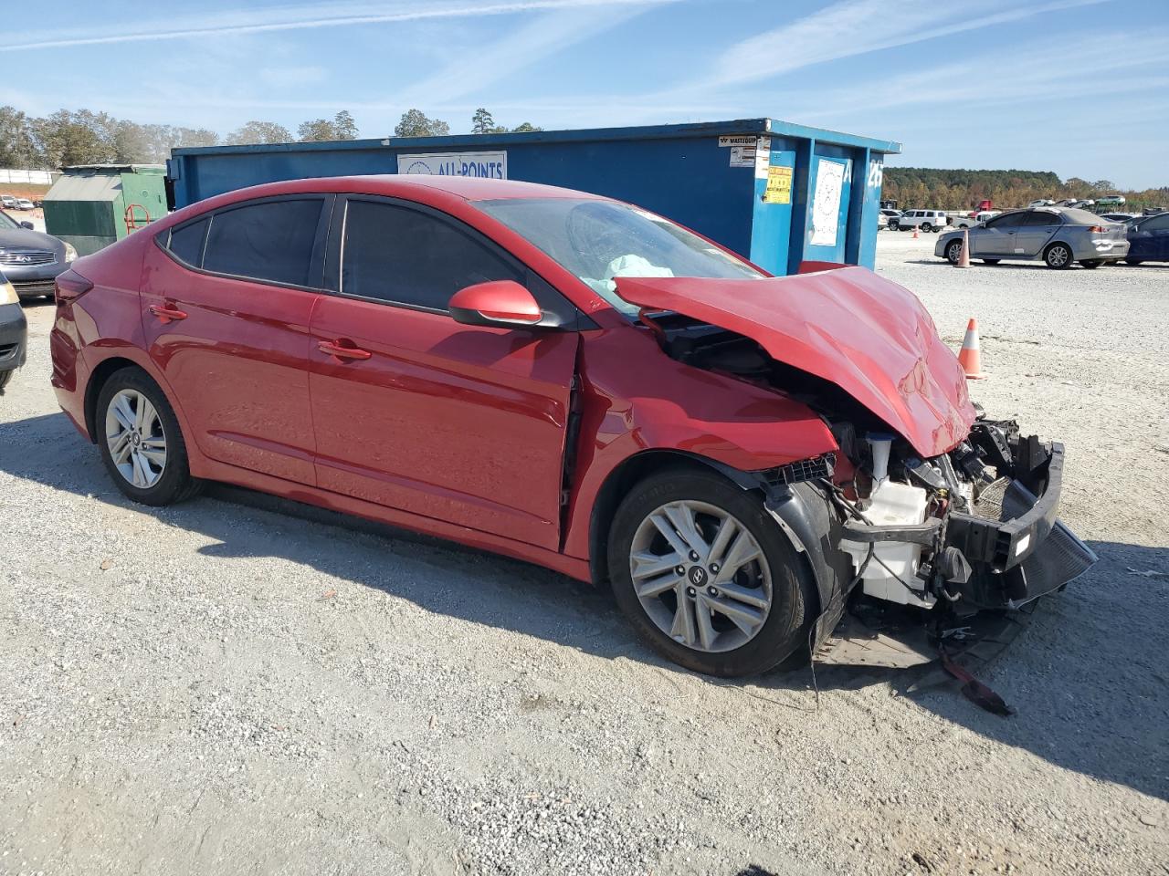2020 Hyundai Elantra VIN 5NPD84LF2LH540975 Copart auction photo, front end / minor dent/scratches damage thumbnail 4