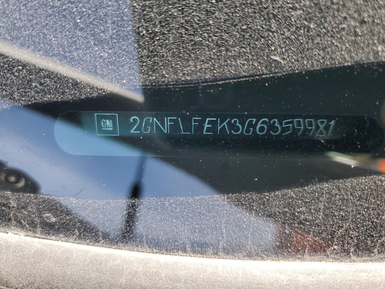 2016 Chevrolet Equinox VIN 2GNFLFEK3G6359981 Copart auction photo, front end damage thumbnail 13