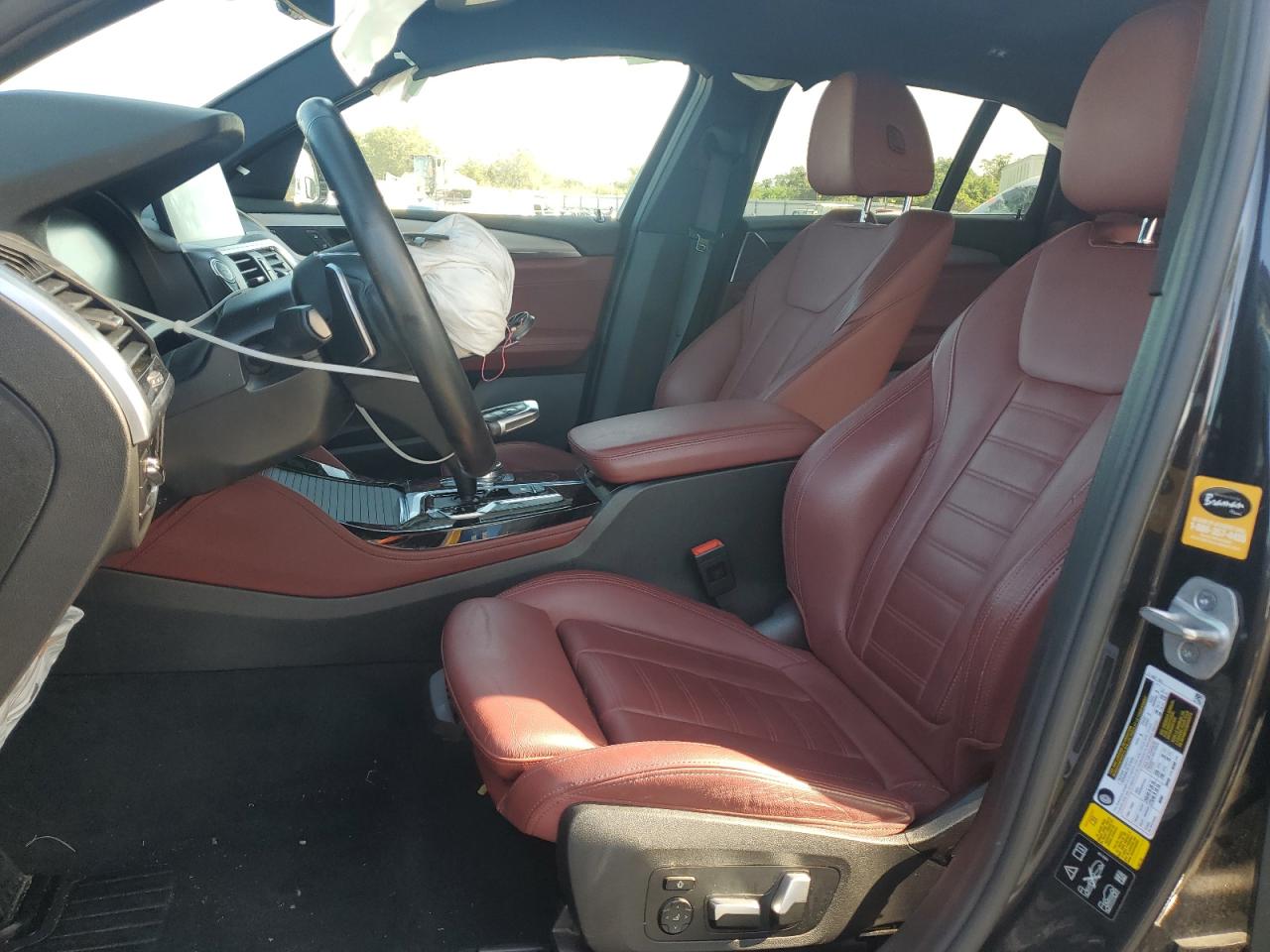 2021 BMW X4 VIN 5UX2V1C00M9F46506 Copart auction photo, front end / rear end damage thumbnail 7