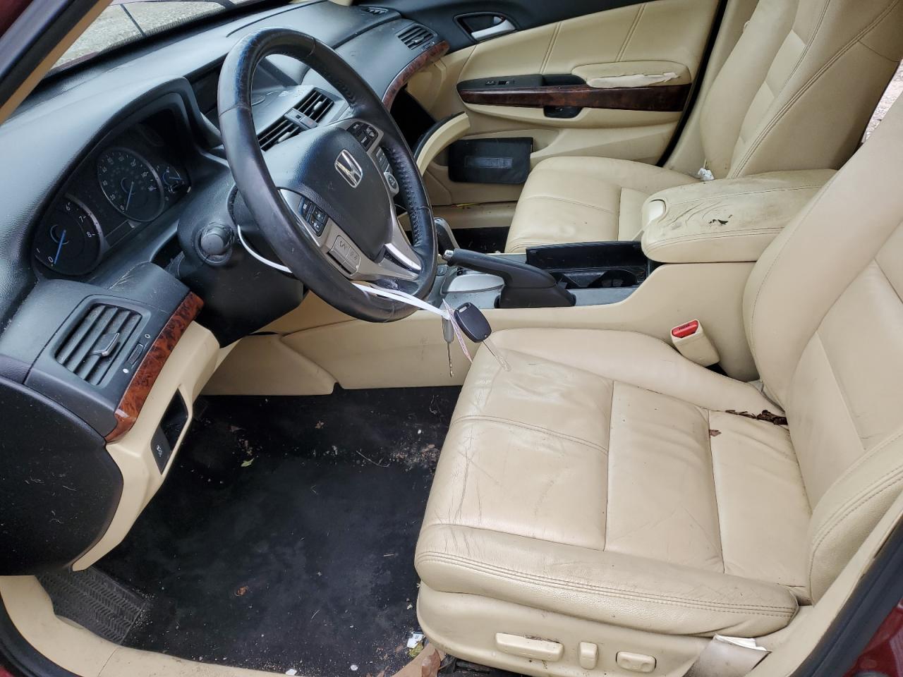 2010 Honda Accord VIN 5J6TF1H51AL014923 Copart auction photo, all over damage thumbnail 7