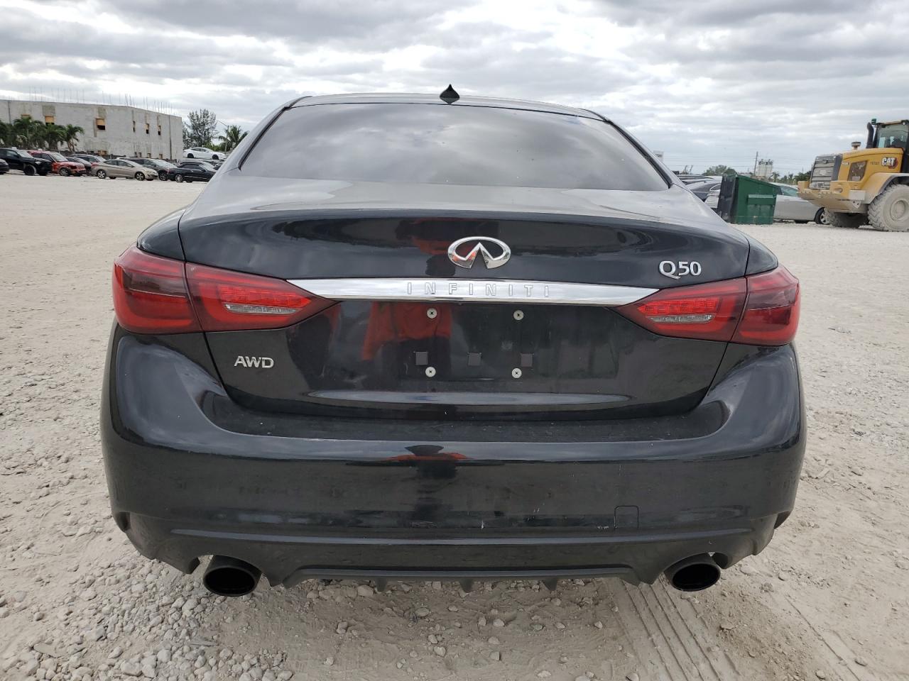 2018 Infiniti Q50 VIN JN1EV7AR6JM440704 Copart auction photo, front end / minor dent/scratches damage thumbnail 6