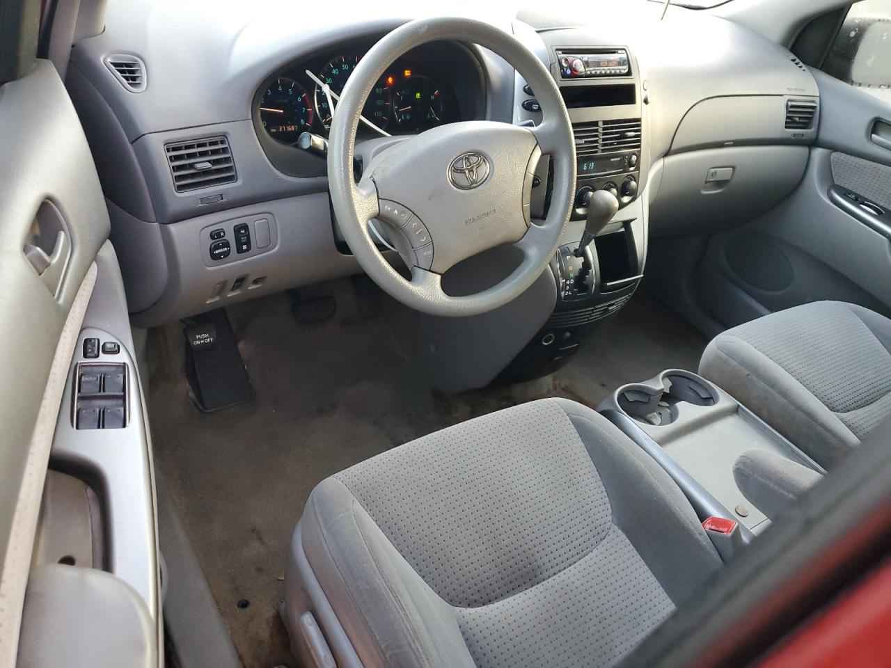 2006 Toyota Sienna VIN 5TDZA23C06S395017 Copart auction photo, front end / side damage thumbnail 8