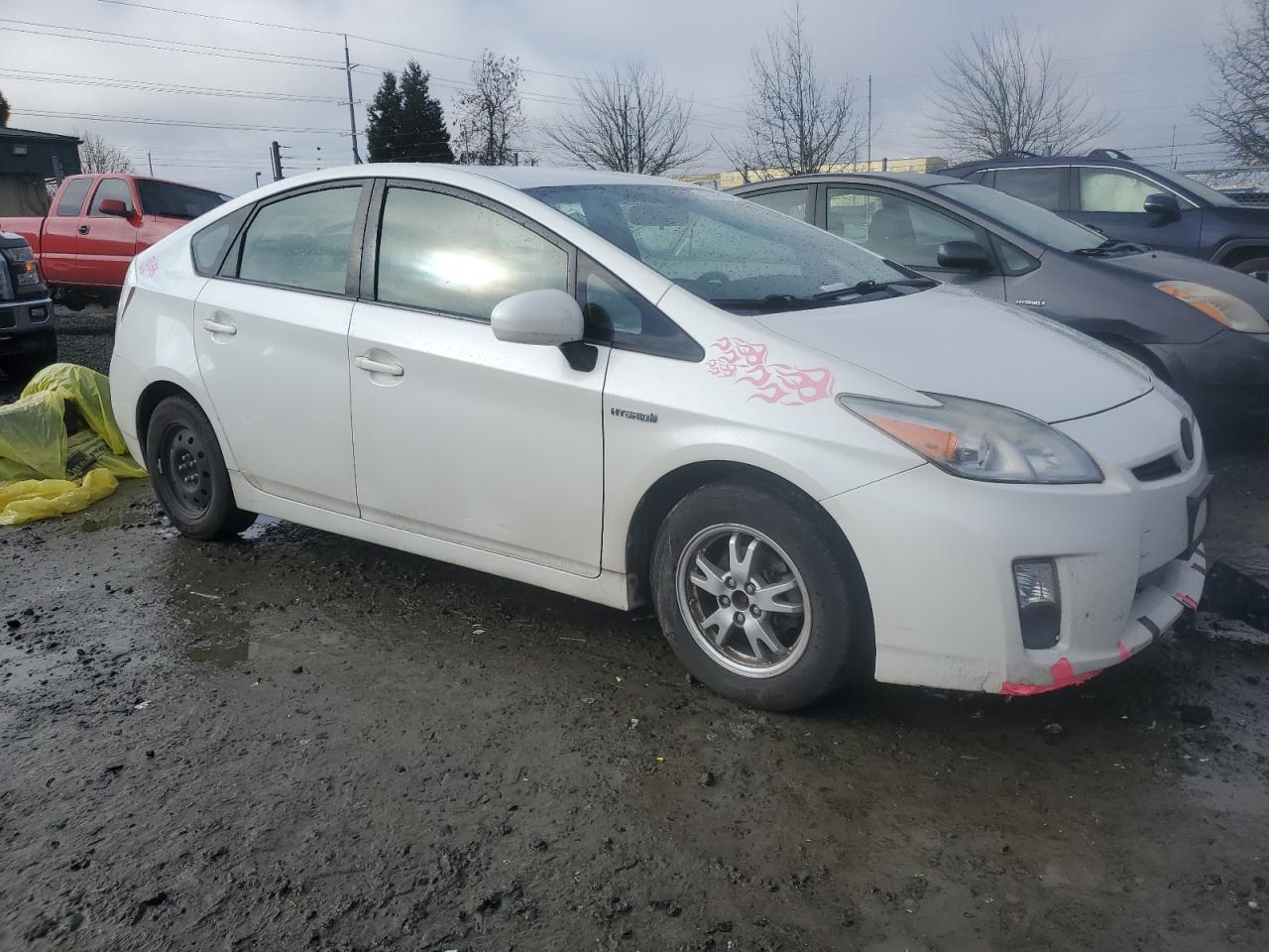 2010 Toyota Prius VIN JTDKN3DU9A0055900 Copart auction photo, front end / undercarriage damage thumbnail 4
