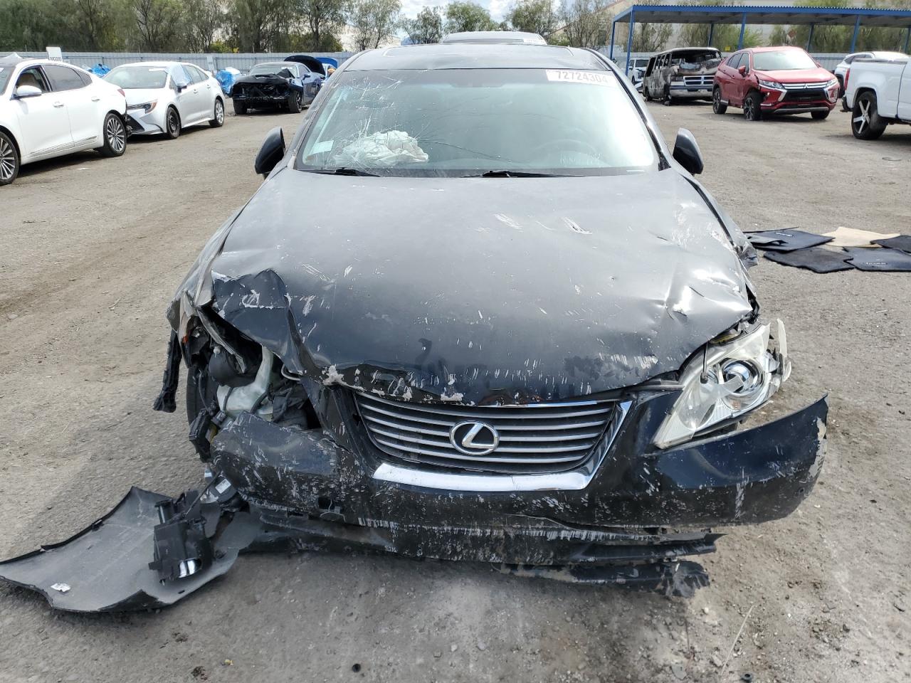 2008 Lexus ES VIN JTHBJ46GX82208435 Copart auction photo, front end / rear end damage thumbnail 5