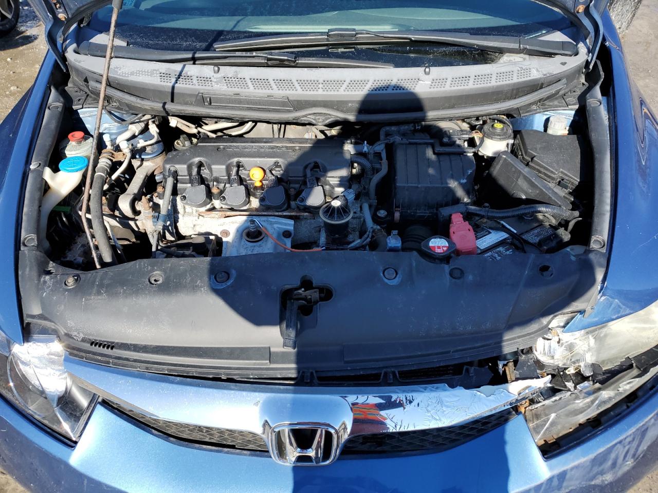 2009 Honda Civic VIN 19XFA15569E029363 Copart auction photo, front end damage thumbnail 11